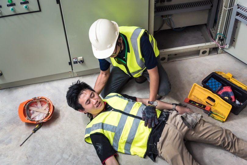 accident at construction site