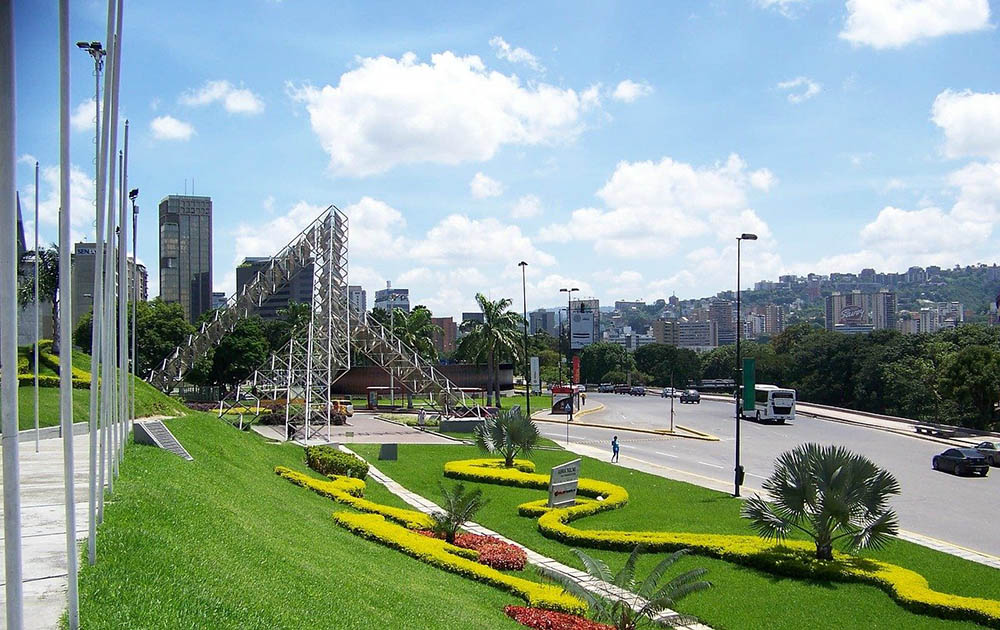 city view in Caracas, Venezuela