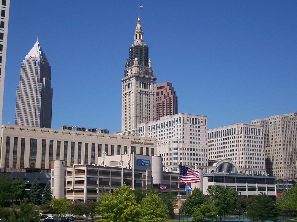 cleveland ohio skyline