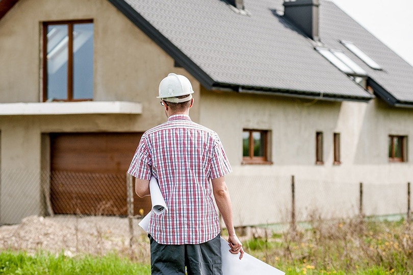 contractor walking