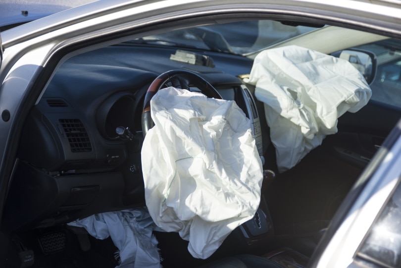 deployed airbags