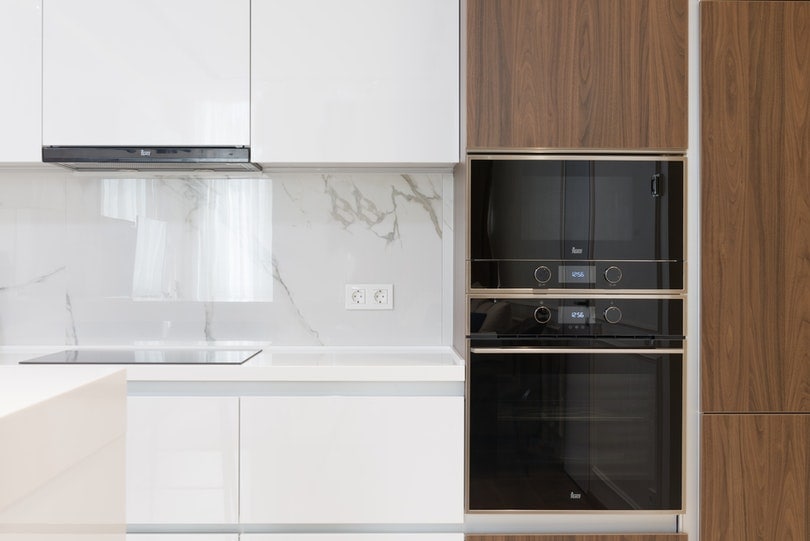 double oven in a modern ktichen