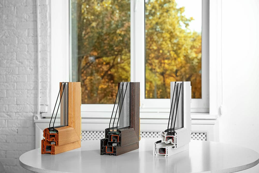 double pane and triple pane window samples