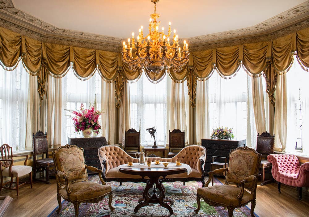 dramatic living room