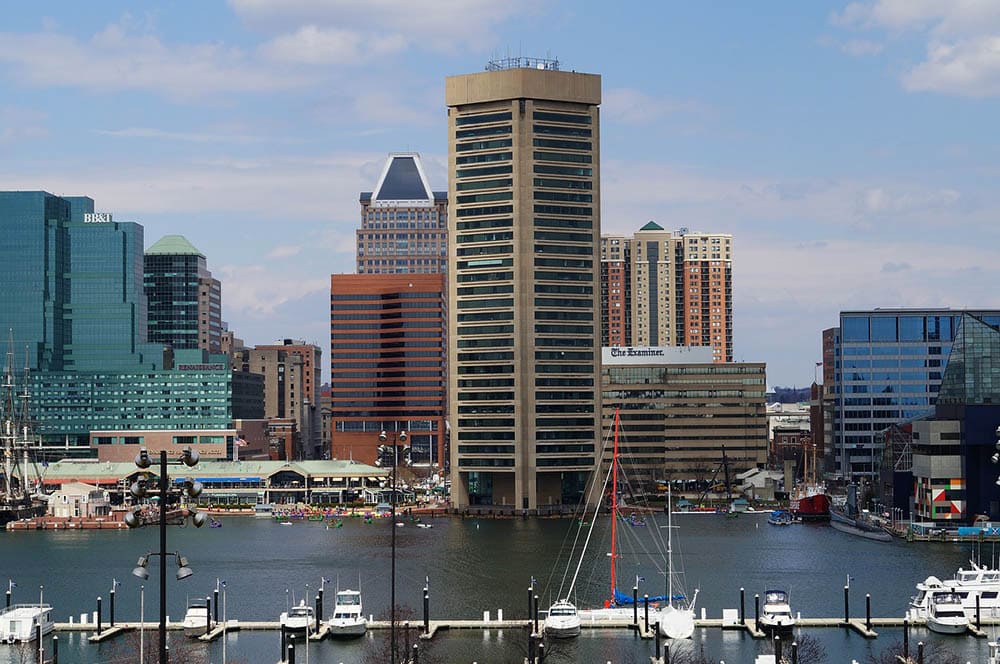 harbor in baltimore maryland
