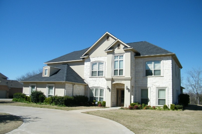 house with white exterior