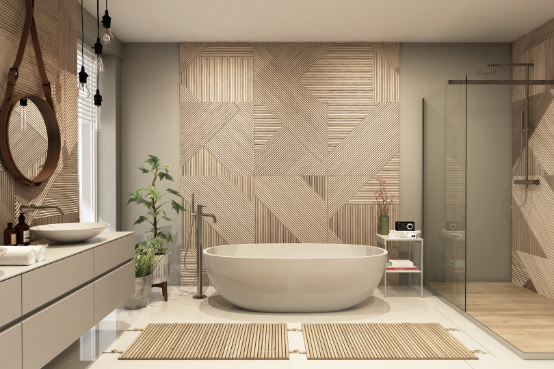 modern bathroom interior