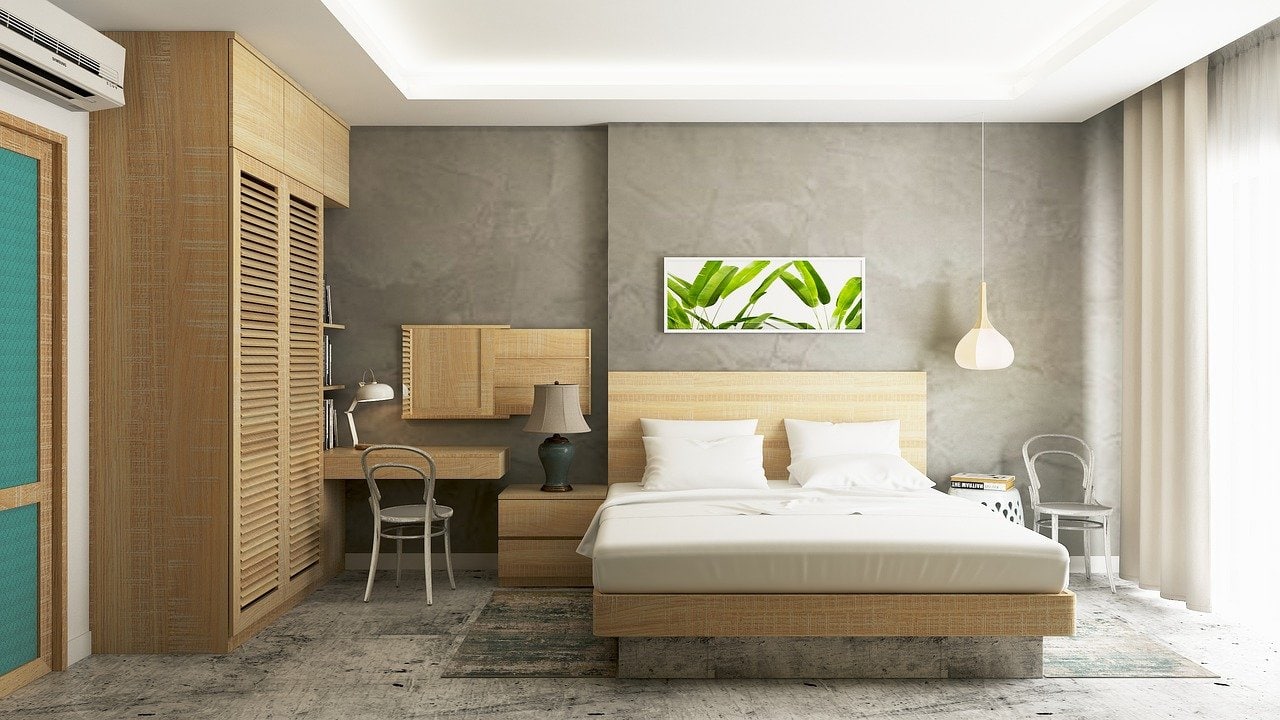 nude nature inspired interior