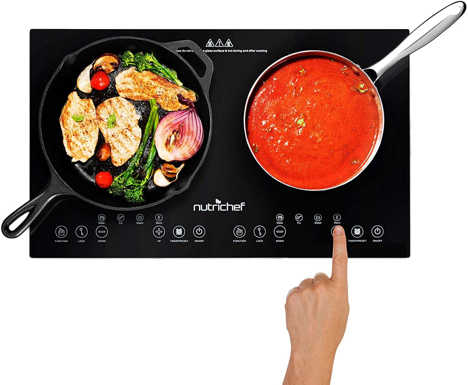 nutrichef Double Induction Cooktop