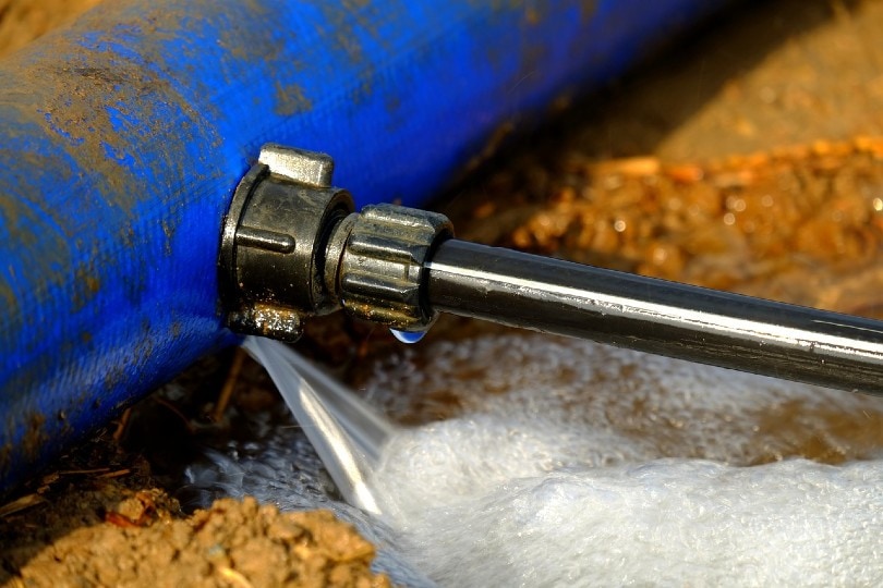 pipe leaking
