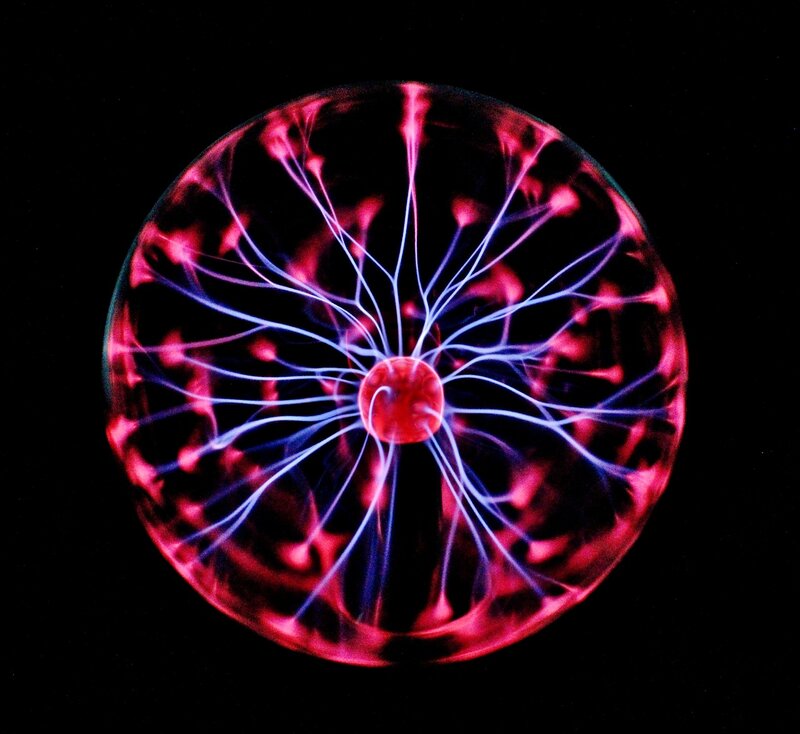 plasma ball static electricity