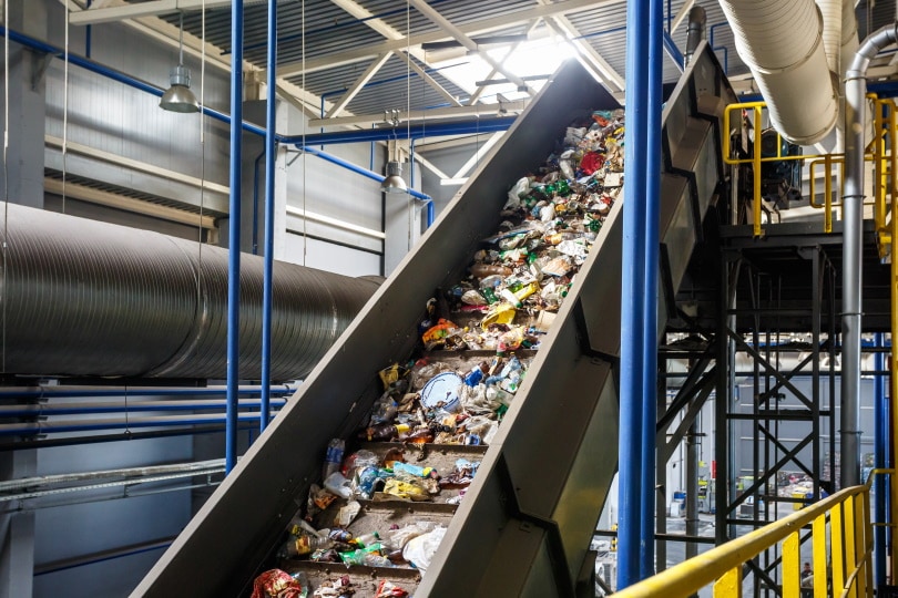 recycling processing plant