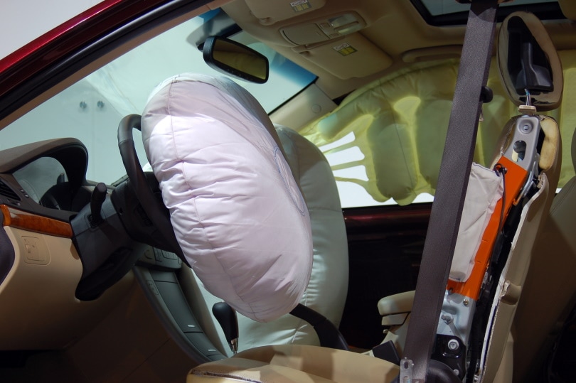safety air bag demonstration