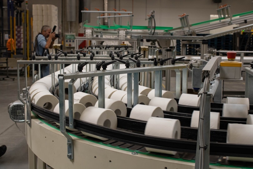 toilet paper factory