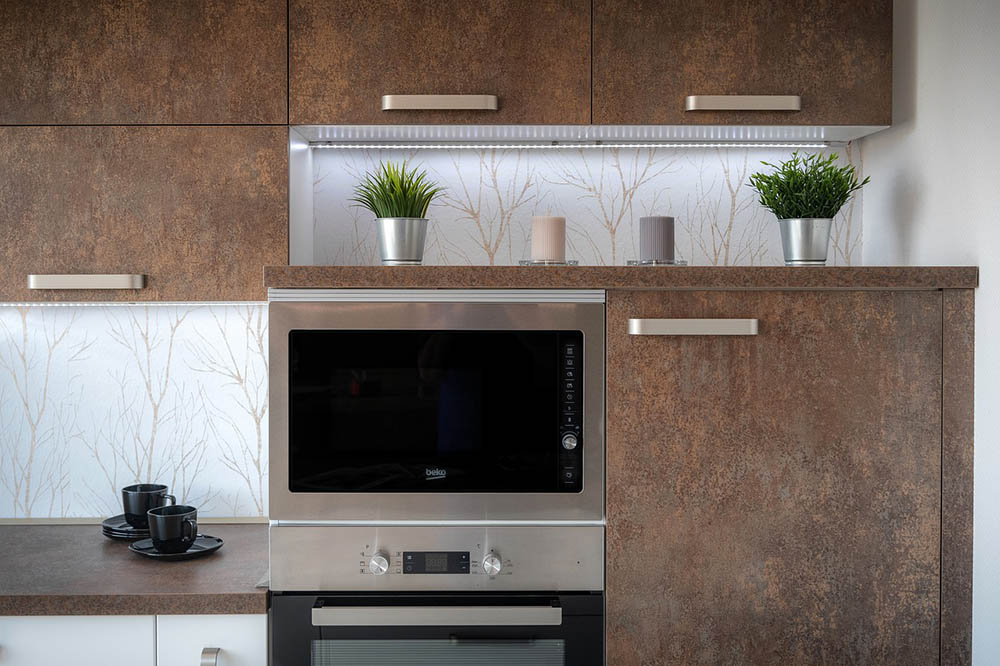 warm neutral kitchen color