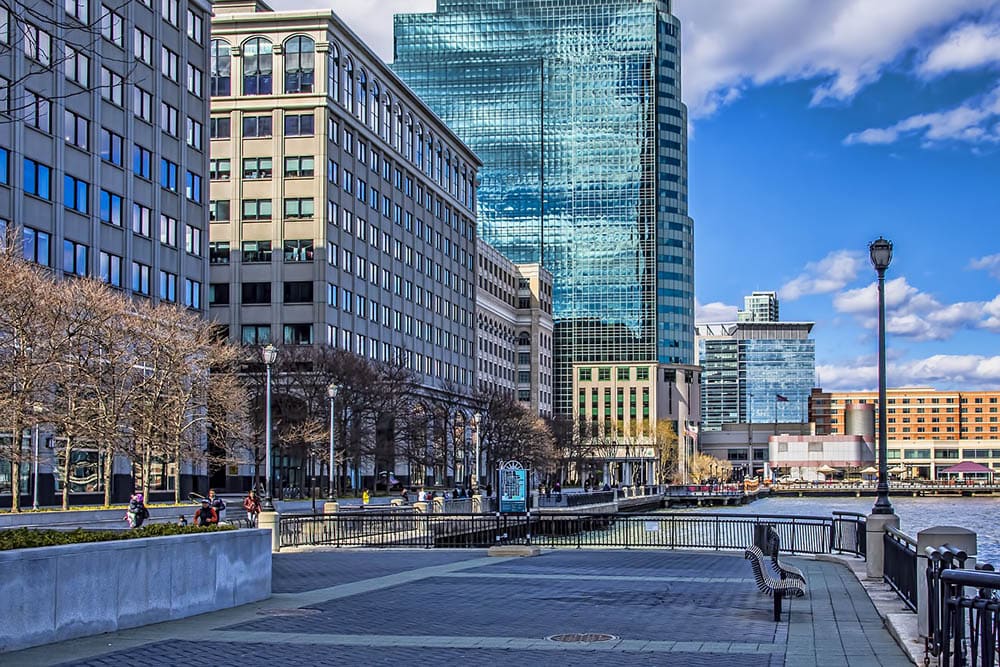 waterfront in New Jersey