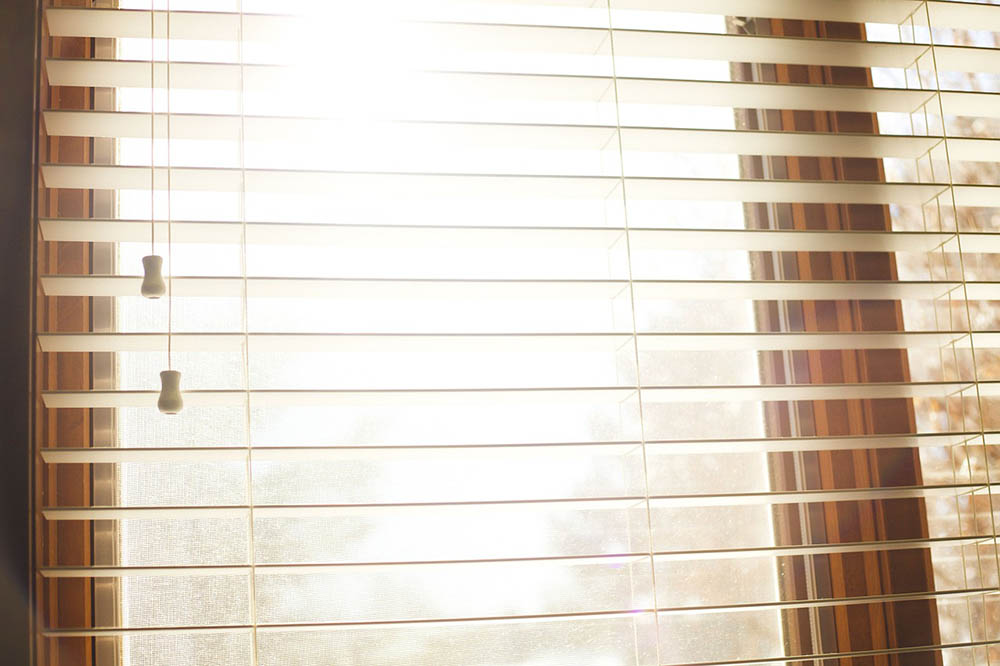 window blinds with cord