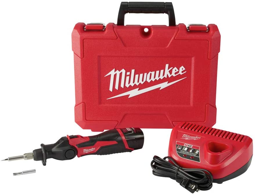 Milwaukee M12 REDLINK Soldering Iron Kit W/LED Light