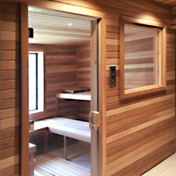 6'x7' Home Sauna Kit _ DIY Pre-Cut + Heater Package