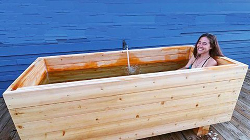 DIY Cedar Hot Tub