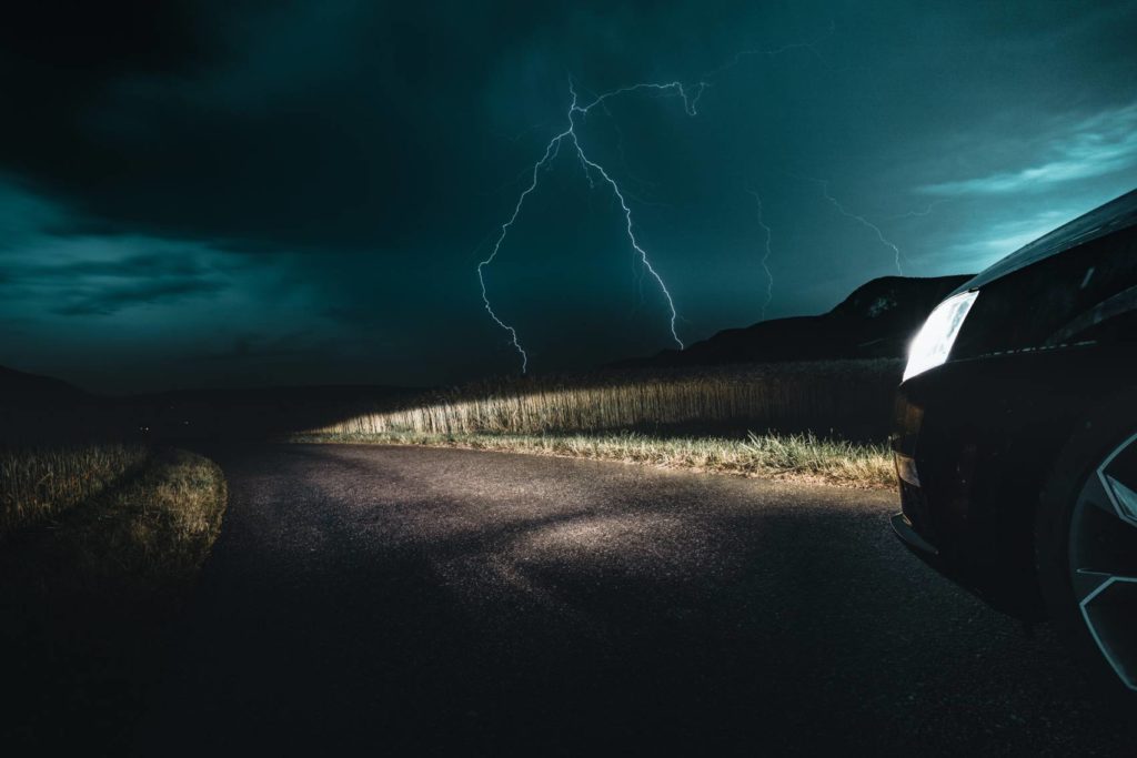 Lightning Strike Car