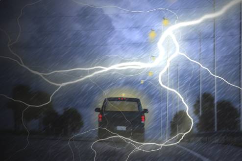 Lightning Strike Car 