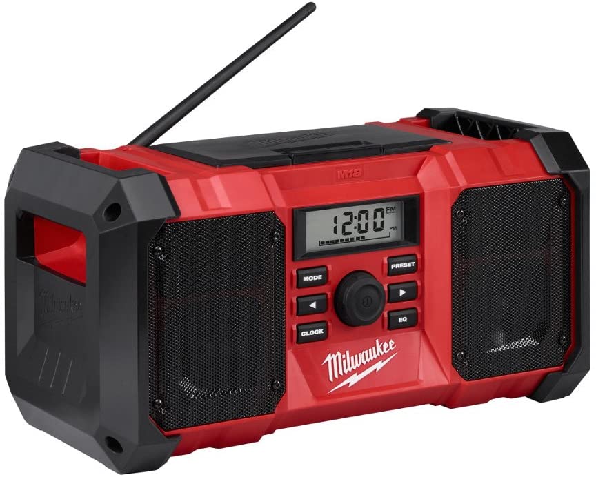 Milwaukee 2890-20 M18 Jobsite Radio side view