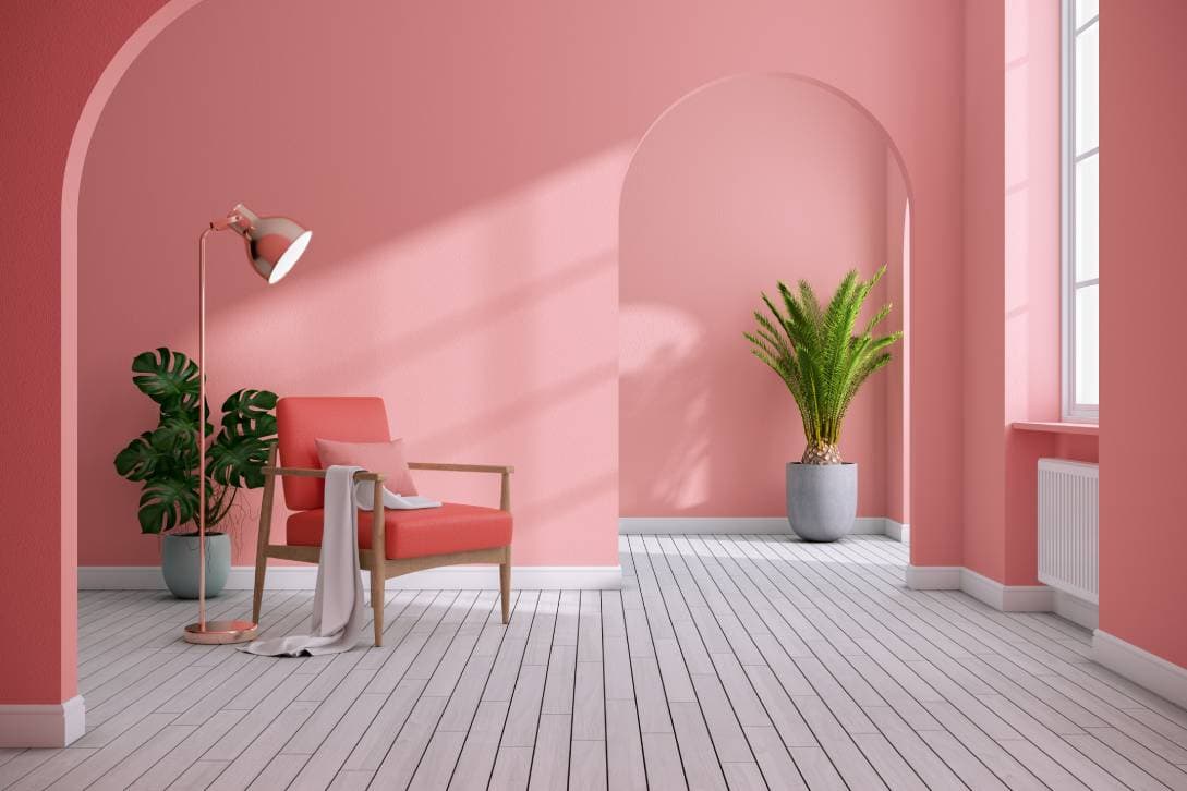 Pink Living Room