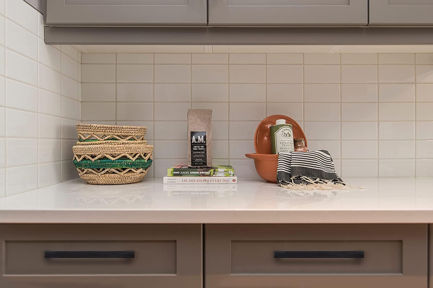 Ravinte Matte Black Kitchen Cabinet Handles