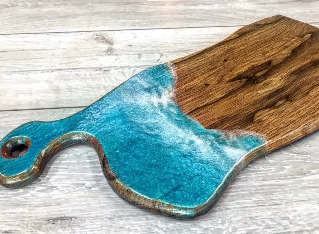 Resin cutting board