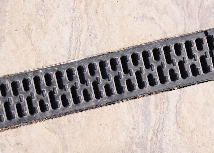 Trench floor drain
