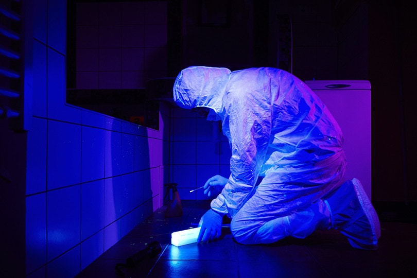 UV Light Stain Man PPE Atti
