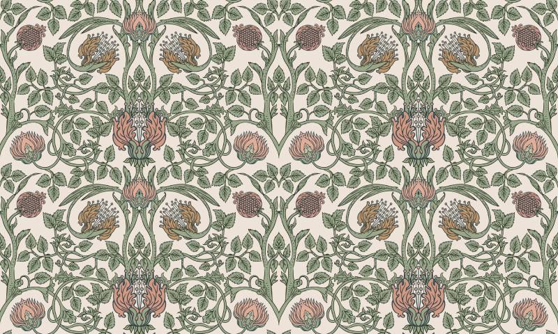 a victorian wallpaper