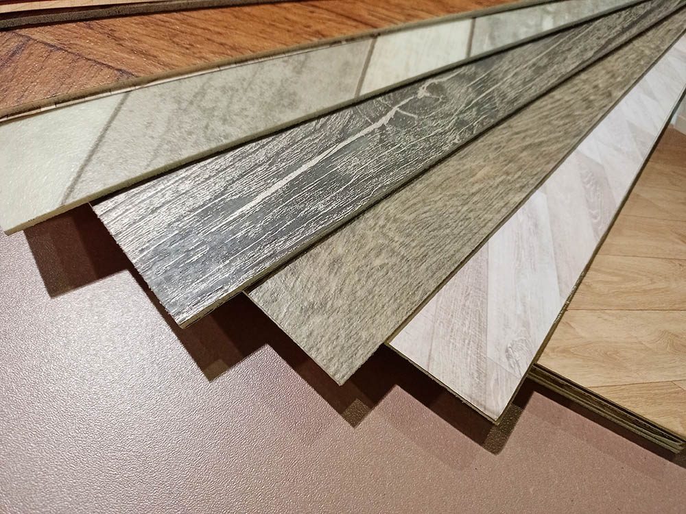 assorted designs of linoleum tiles