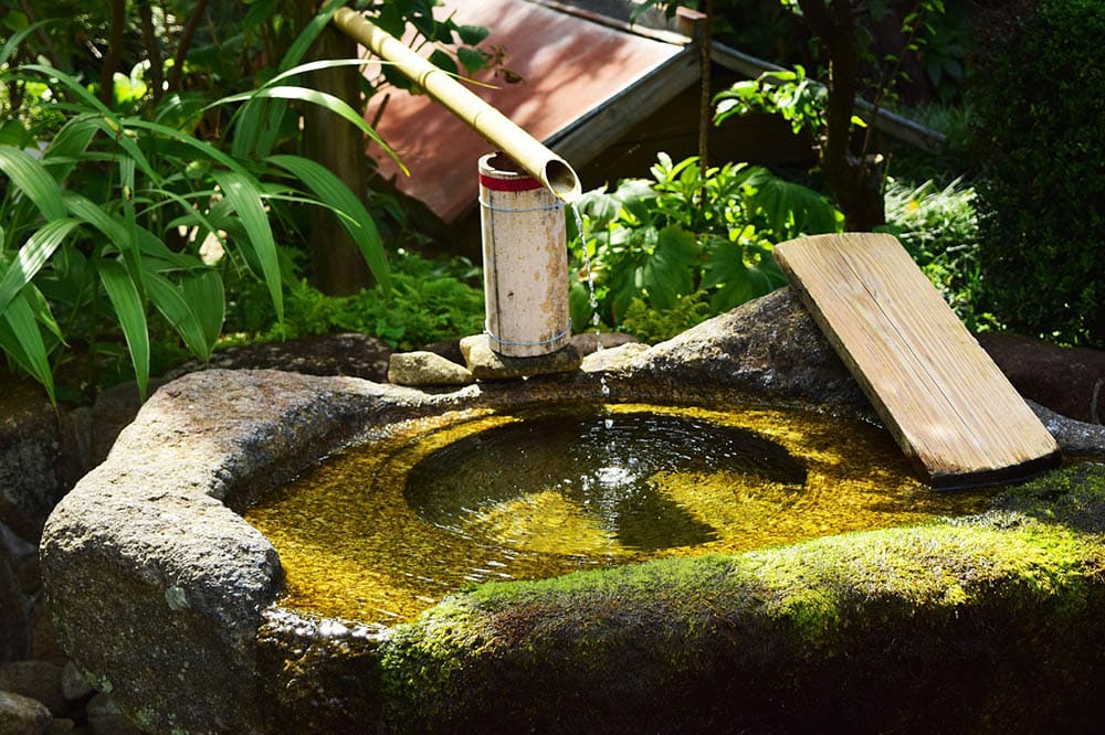 bamboo fountain
