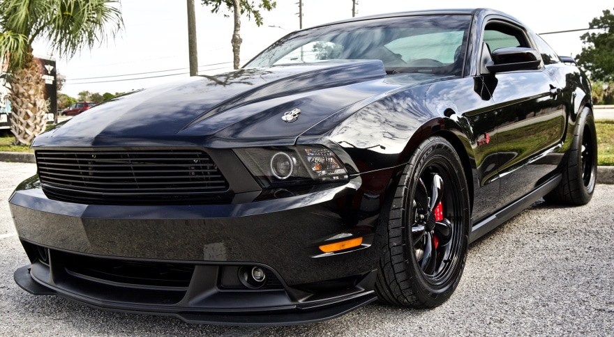 black mustang