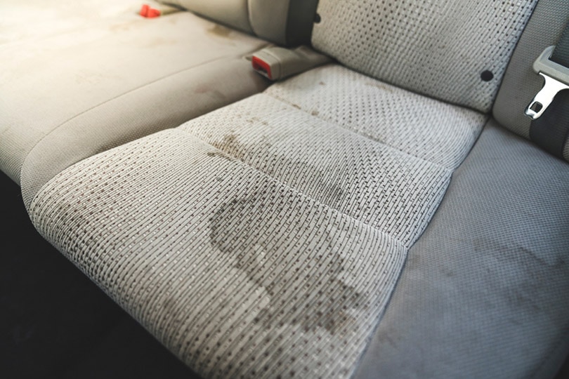 car seats with stain