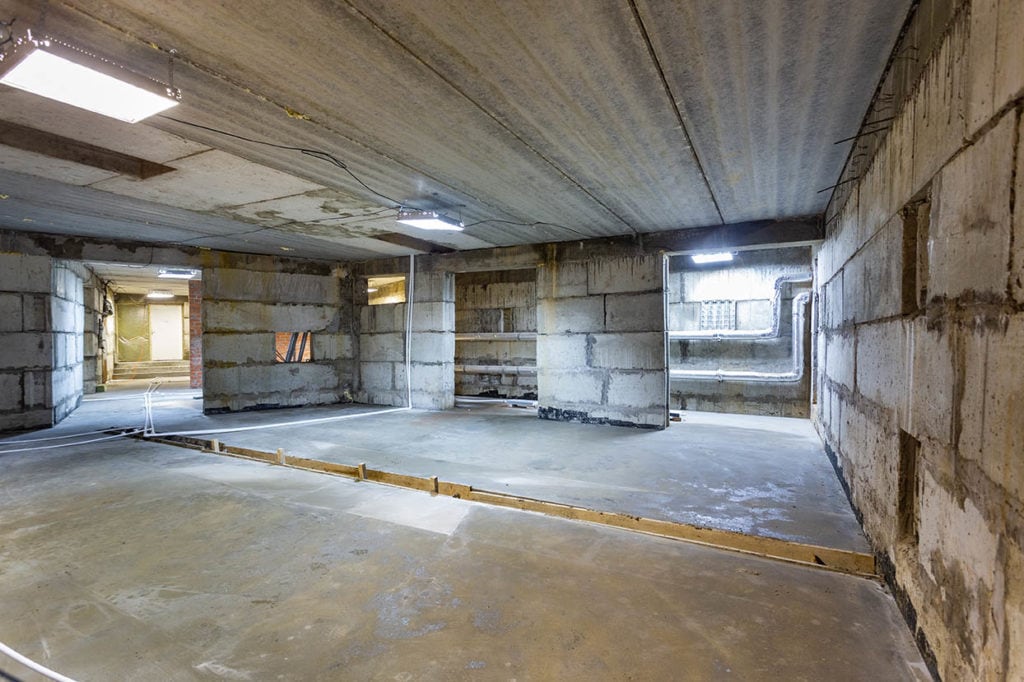 construction of basement