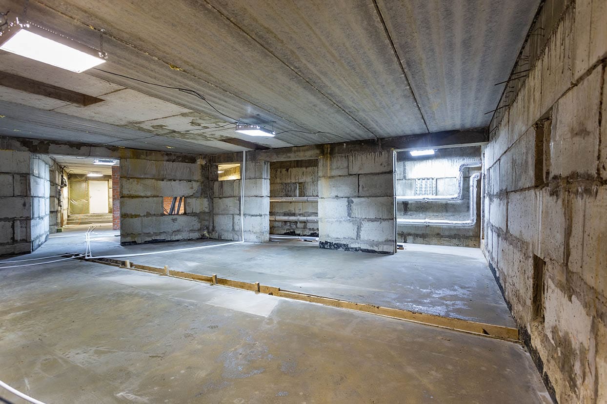 construction of basement
