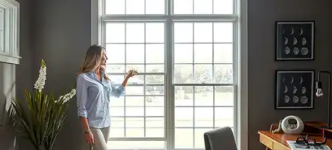 home owner and her beautiful pella windows