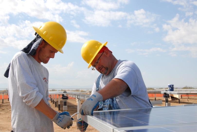 installing solar panels