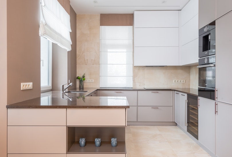 light colors kitchen interior