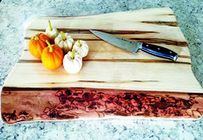 live edge cutting board