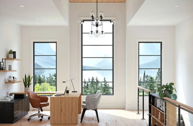 marvin windows on the second floor