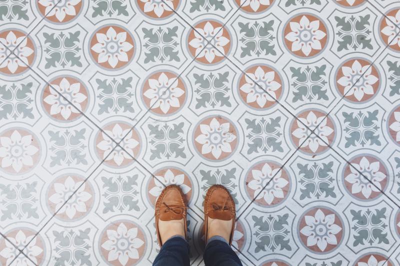 mosaic tiles flooring