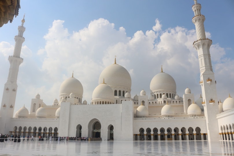mosque, abu dhabi, architecture