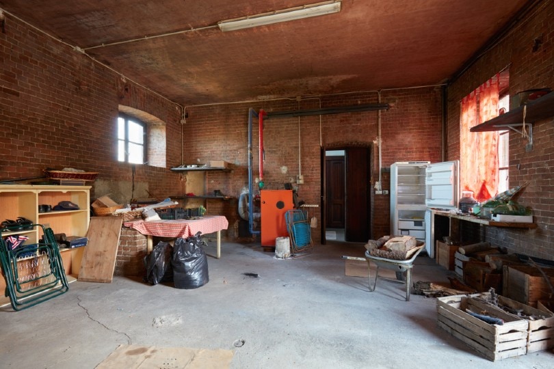 old and abandoned basement