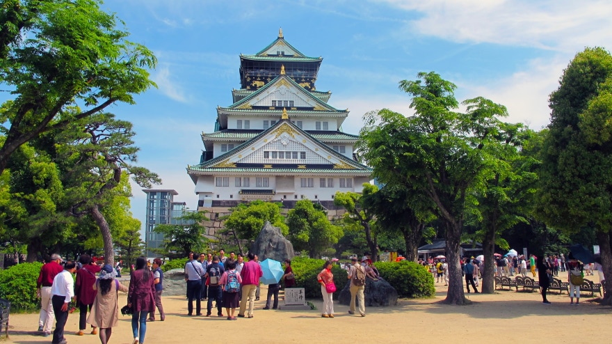 osaka castle, Osaka Japan
