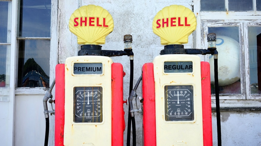 premium and regular gasoline