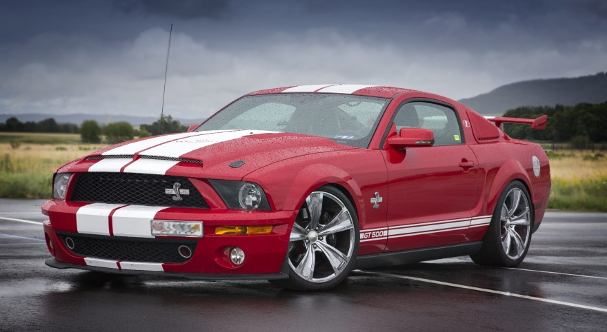 red coupe